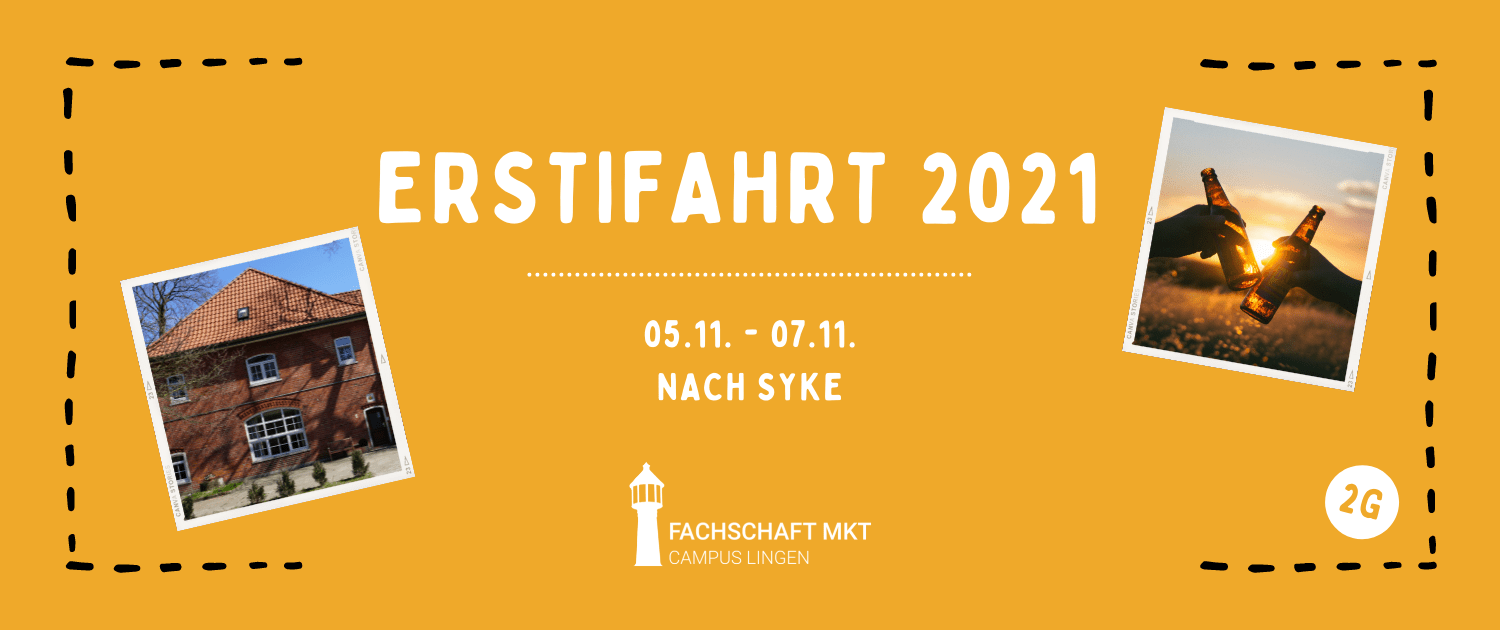 Plakat Erstifahrt vom Fachschaftsrat Lingen